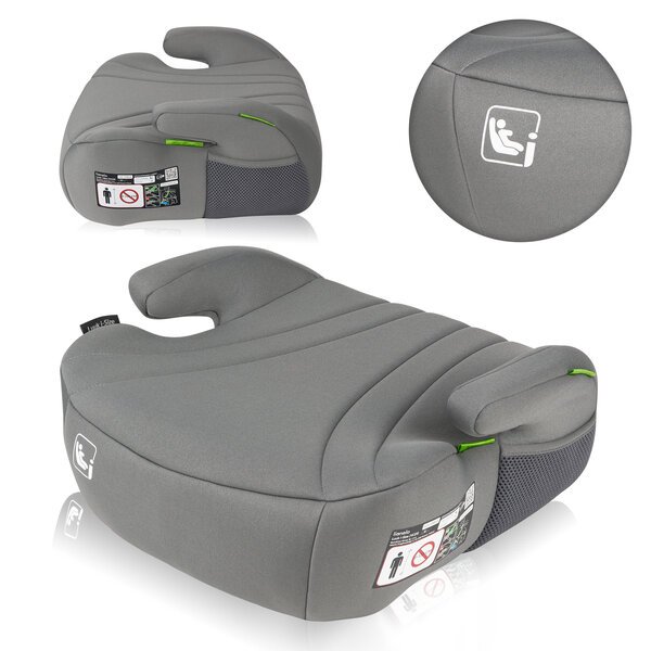 Lionelo Luuk i-Size Grey turvaistuin, 125-150 cm, harmaa