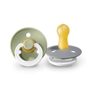 BIBS Colour Round GLOW - Sage glow / Cloud glow 18+ months