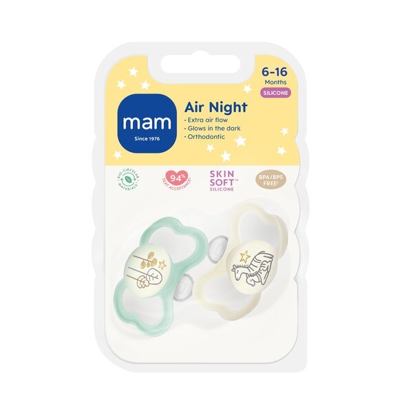 Tutit Mam Air Night, 6-16 kk, 2 kpl.