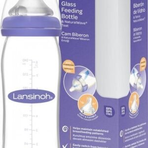 Tuttipullo Lansinoh, 4+ kk, M, 240 ml