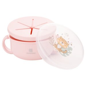 Välipalarasia KikkaBoo Savanna 2in1, roosa