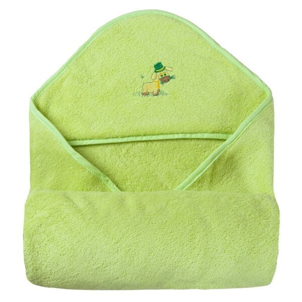 Vauvan pyyhe hupulla BabyMatex, vihreä