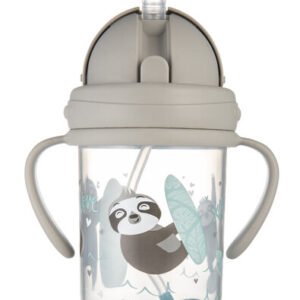 CANPOL Tippaleipä ja mittakuppi Exotic Animals 270 ml HARMAA