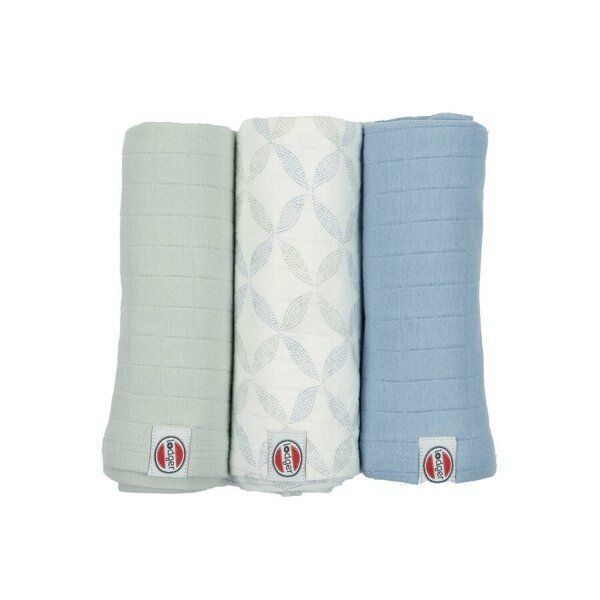 Vaipat Lodger Swadler Solid Matcha, Piparminttu, 70x70 cm, 3 kpl.