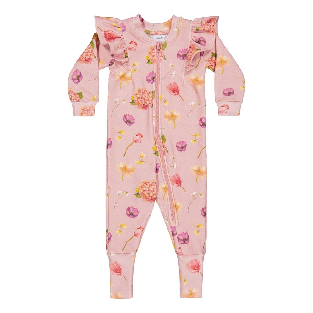 Whispers Frill -Jumpsuit | Rosy - 50/56