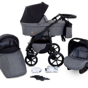 Yhdistelmävaunut 3-In-1 ElmaPram Boston harmaa