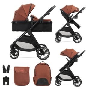 Yleiskäyttöiset lastenvaunut Lorelli Aspen 2in1, picante