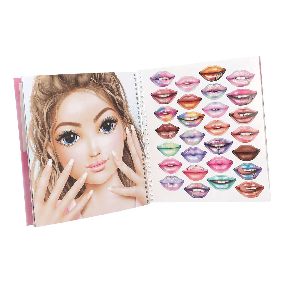 Top Model Askartelu Dress Me Up Face Tarrakirja