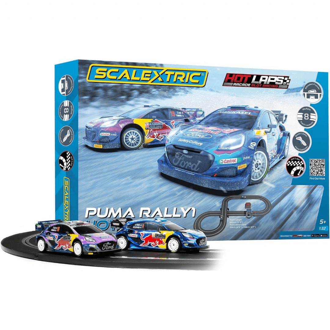 Scalextric Puma WRC Hot Laps Set 1:32 Scalextric Autorata C1452P