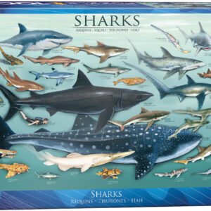 Eurographics Puzzle 1000 Palan Palapeli Sharks