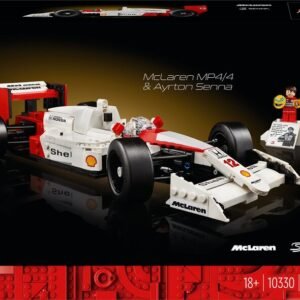 LEGO Icons 10330 McLaren MP4/4 ja Ayrton Senna, malliautosarja aikuisille