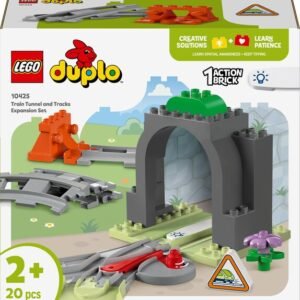 LEGO DUPLO Kaupunki 10425 Laajennussarja: Junan raidat ja tunneli - Lapsen lelu