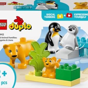 LEGO DUPLO My Town 10442 Villieläinperheet: pingviinit ja leijonat - Varhaisopetuspelit