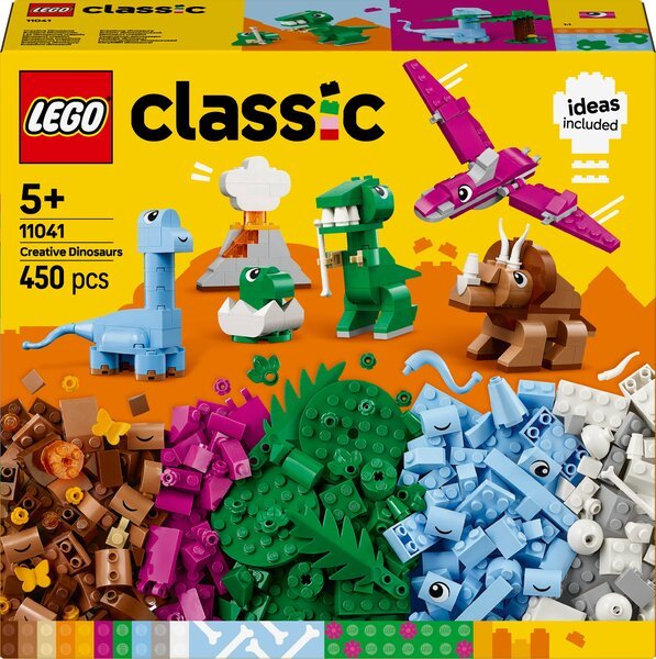 LEGO Classic 11041 Luovat dinosaurukset - Rakennuslelu, johon kuuluu T-rex