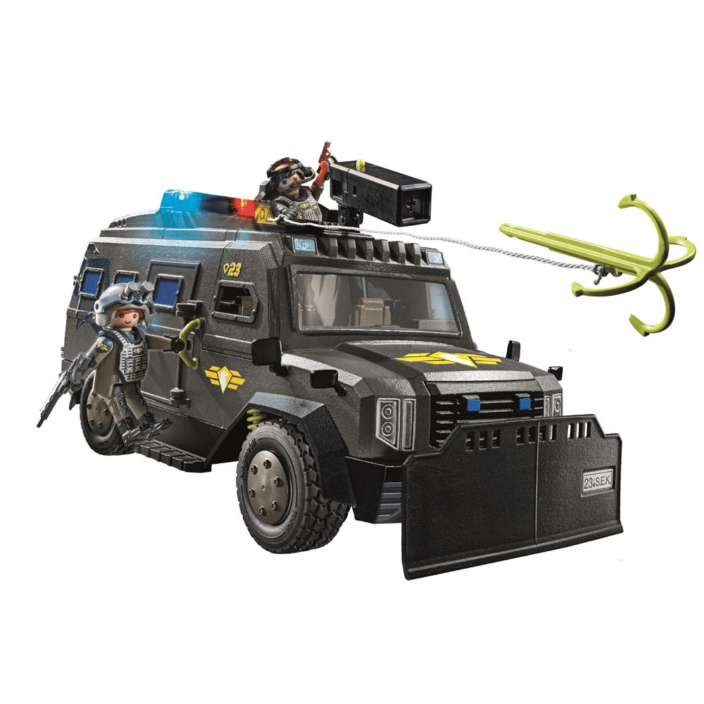 SWAT-maastoajoneuvo Playmobil Rakennussarja City Action 71144