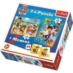 Trefle 2-in-1 Palapeli & Muistipeli - Paw Patrol