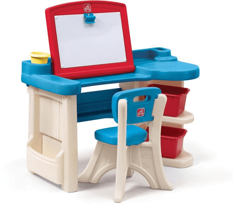 Step2 taideasema piirustustaululla Step2 Piirustuspöytä ja Maalausteline