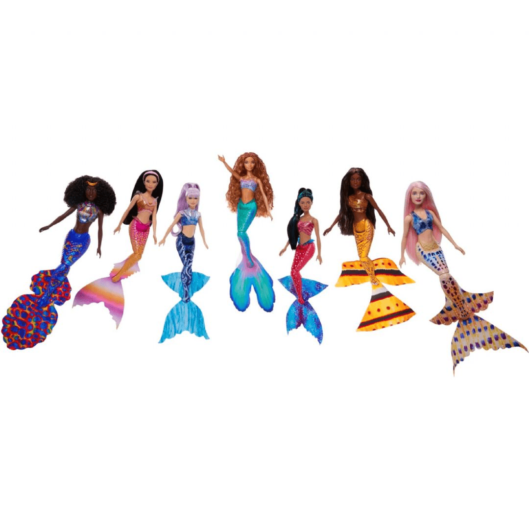 Disney Pieni Merenneito Nukkeja 7-pack Disney Princess Merenneito Nukke HPT16