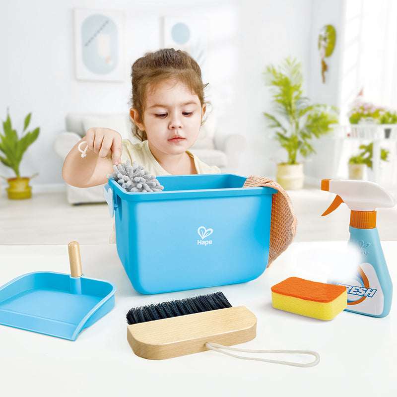 Hape Lasten Siivousämpäri ja -Välineet