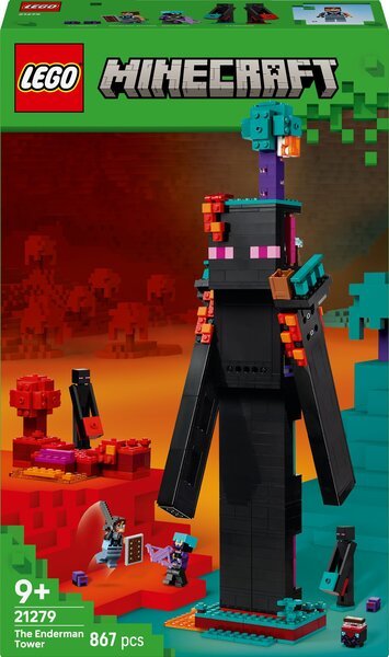 LEGO Minecraft 21279 Enderman-torni - Rakennusleikki pojille alkaen 9-vuotiaille