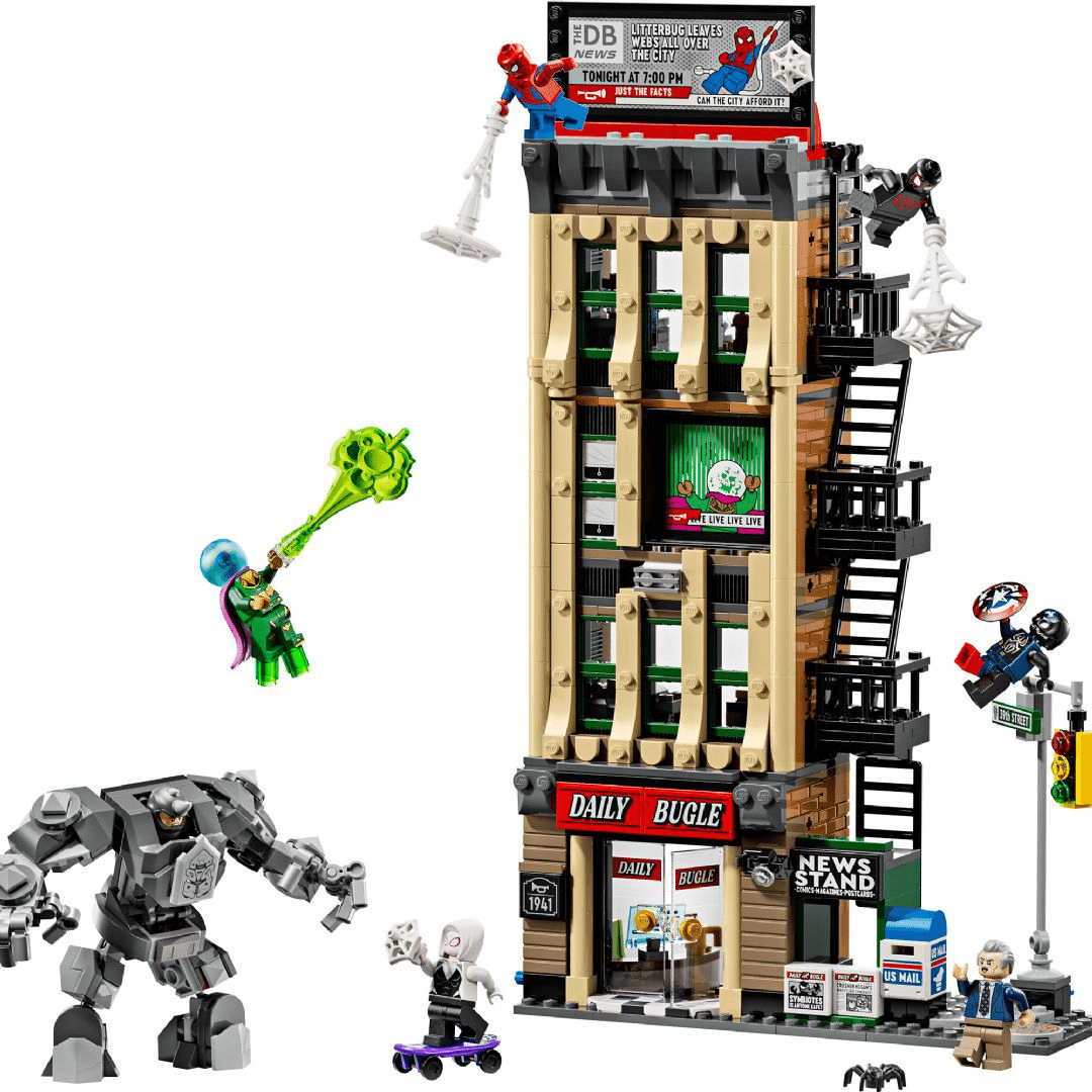 Spider-Man vastaan Mysterio: Daily Bugle LEGO Rakennuspalikat SuperHeroes 76342