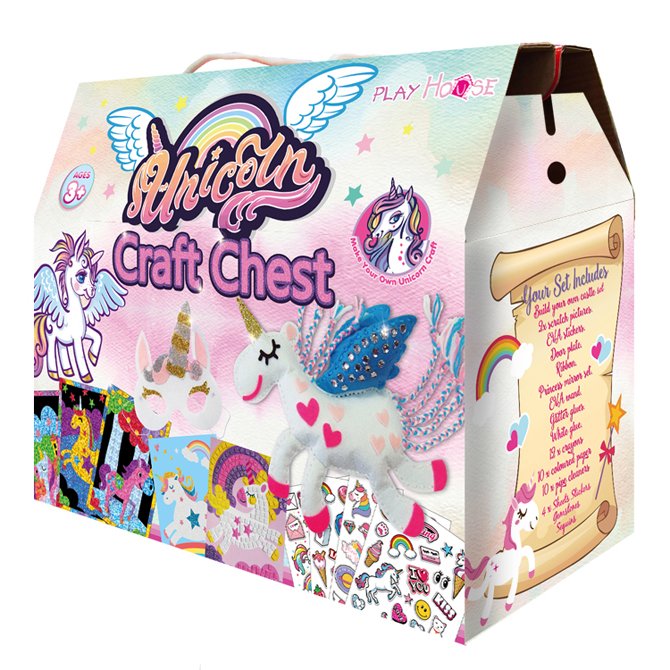 ASKARTELULAATIKKO UNICORN 31 × 14,5 × 25 CM