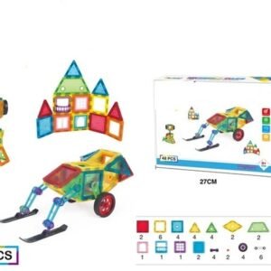 Magneettinen rakennussarja - 48 osaa - Magmaster