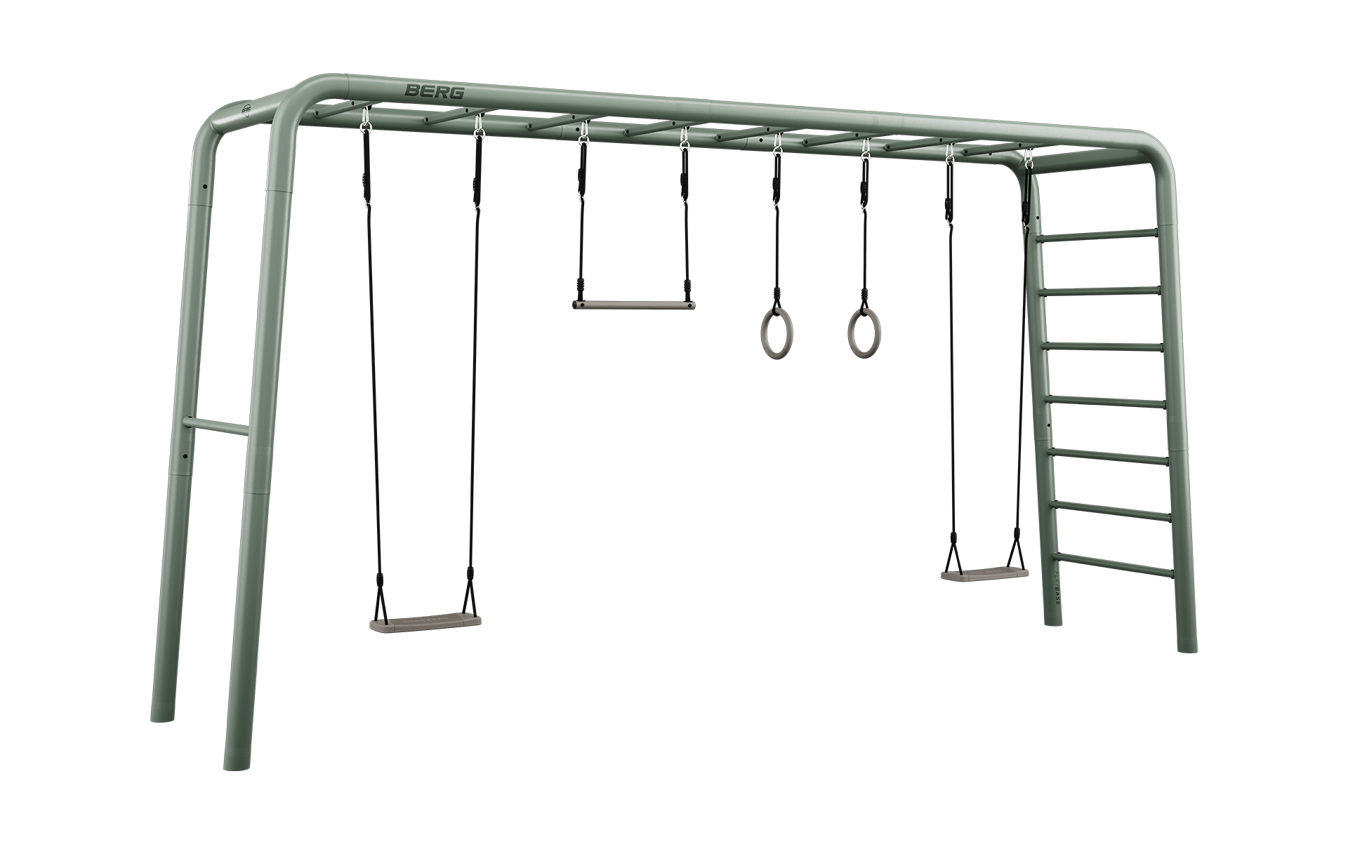 BERG PlayBase Setit Extra Large Green + Active set  - Vihreä - XL (470 x 100 x 245 cm)