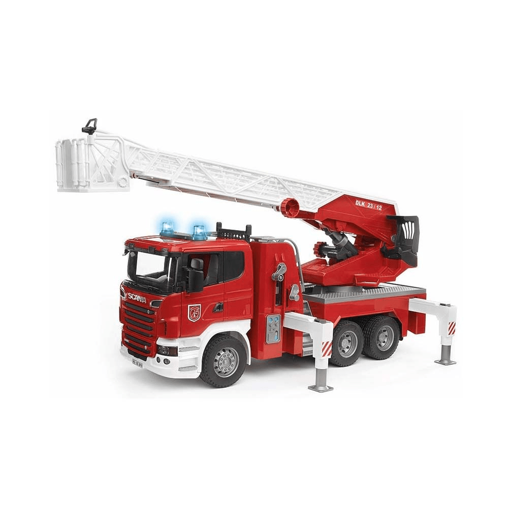 Scania R-series Fire engine + water pump Bruder Pelastusajoneuvot 03590