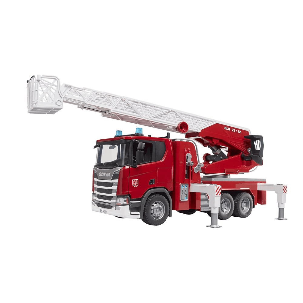 Scania Super 560R Paloauto tikkaille Bruder Pelastusajoneuvo 3591