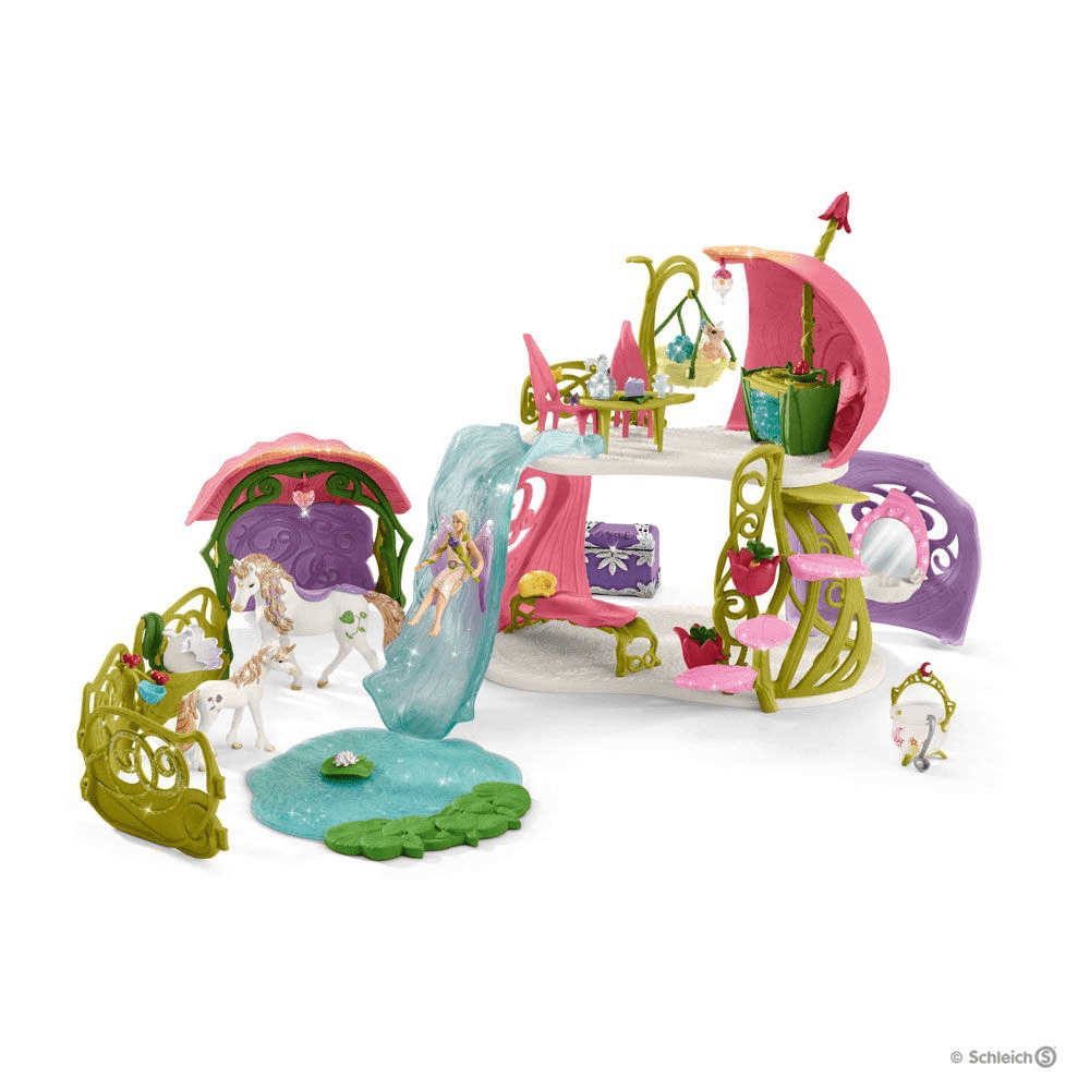 Kimaltava kukkaistalo yksisarviset Schleich Bayala 42445