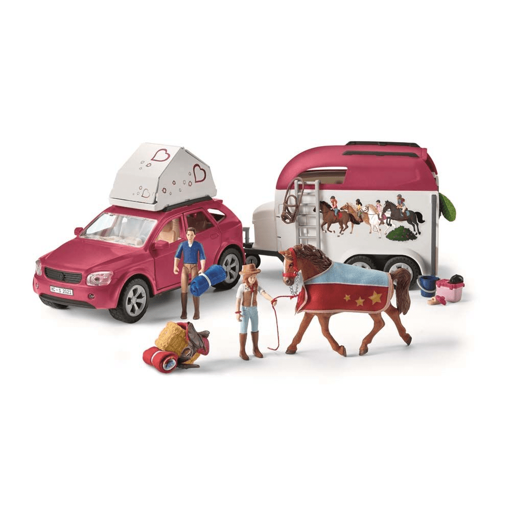 Seikkailu hevostenkuljetusvaunulla Schleich Horse Club 42535