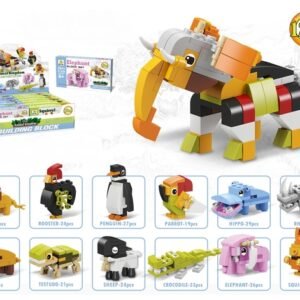 Rakennussarja Eläin Blocks