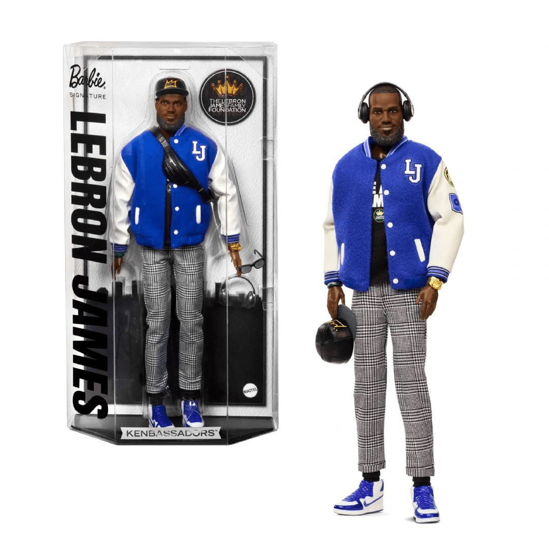Barbie Ken Kumppani Lebron James Nukke Barbie Dreamtopia Lumihiukset -nukke HRM33