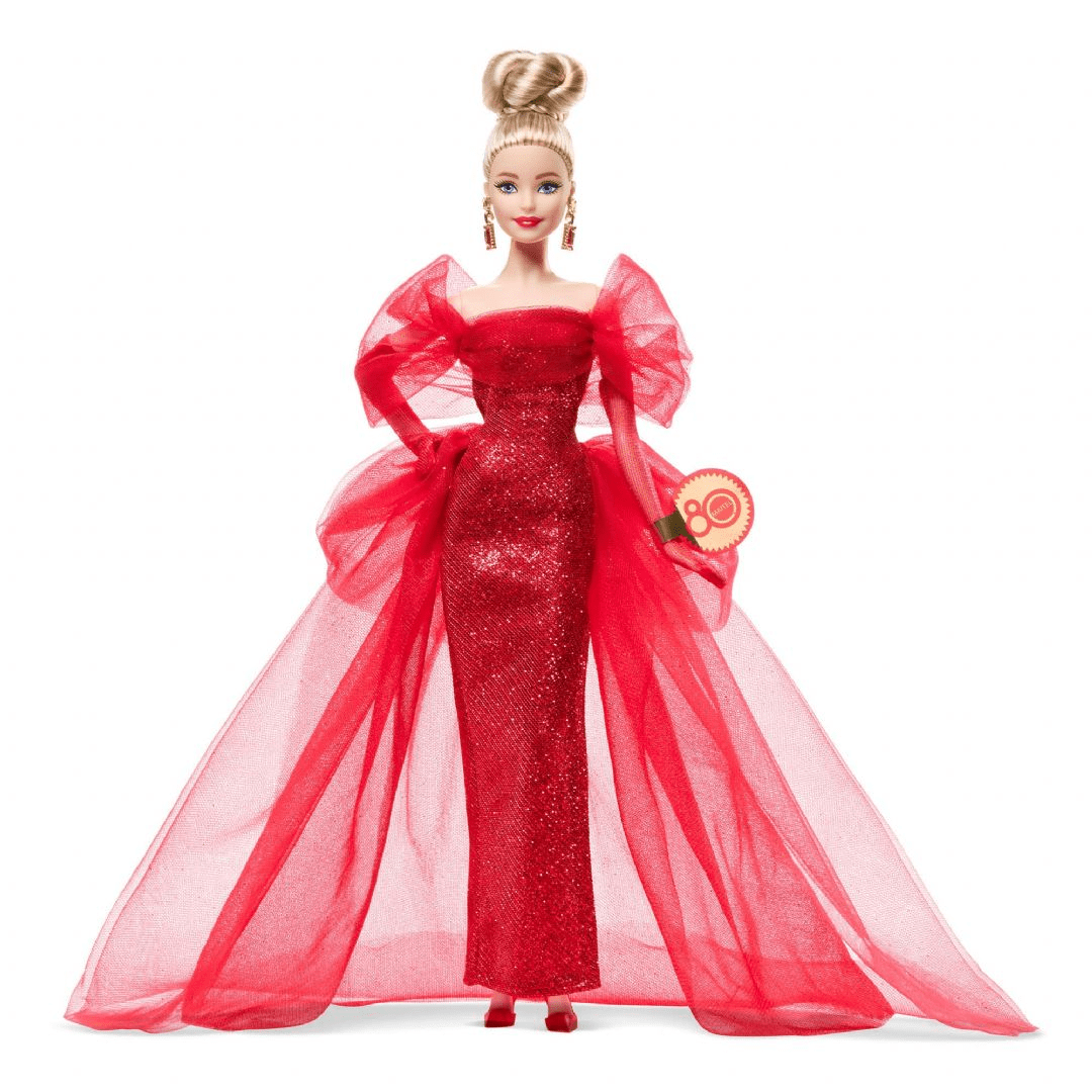 Barbie Mattel 80-vuotisjuhlavuoden nukke Barbie nuket JBJ17