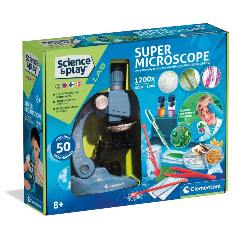 Clementoni Lasten Mikroskooppi 1200x