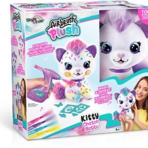 Airbrush Plush Kissa Värjättävä Pehmolelu