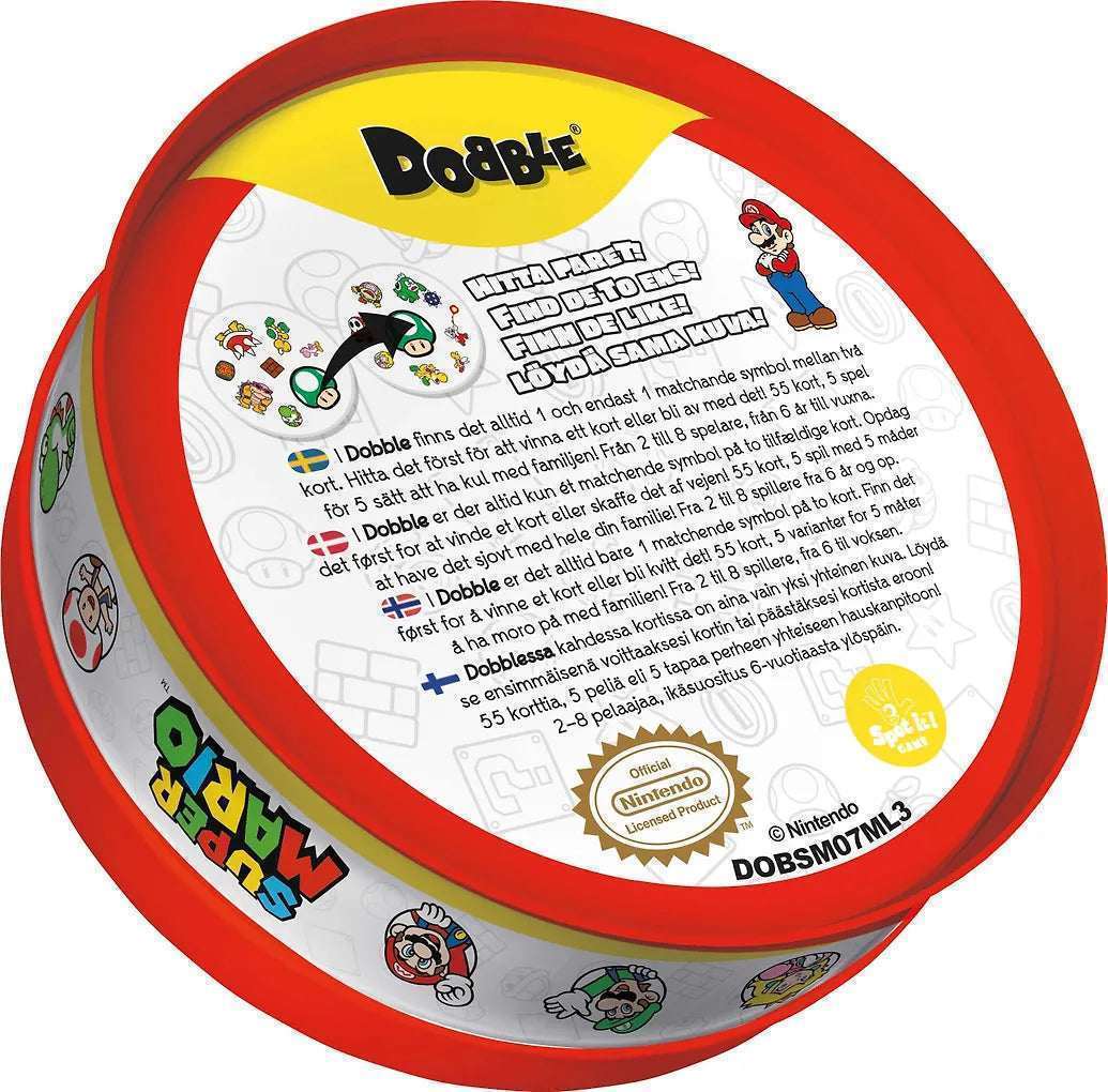 Dobble Korttipeli Super Mario