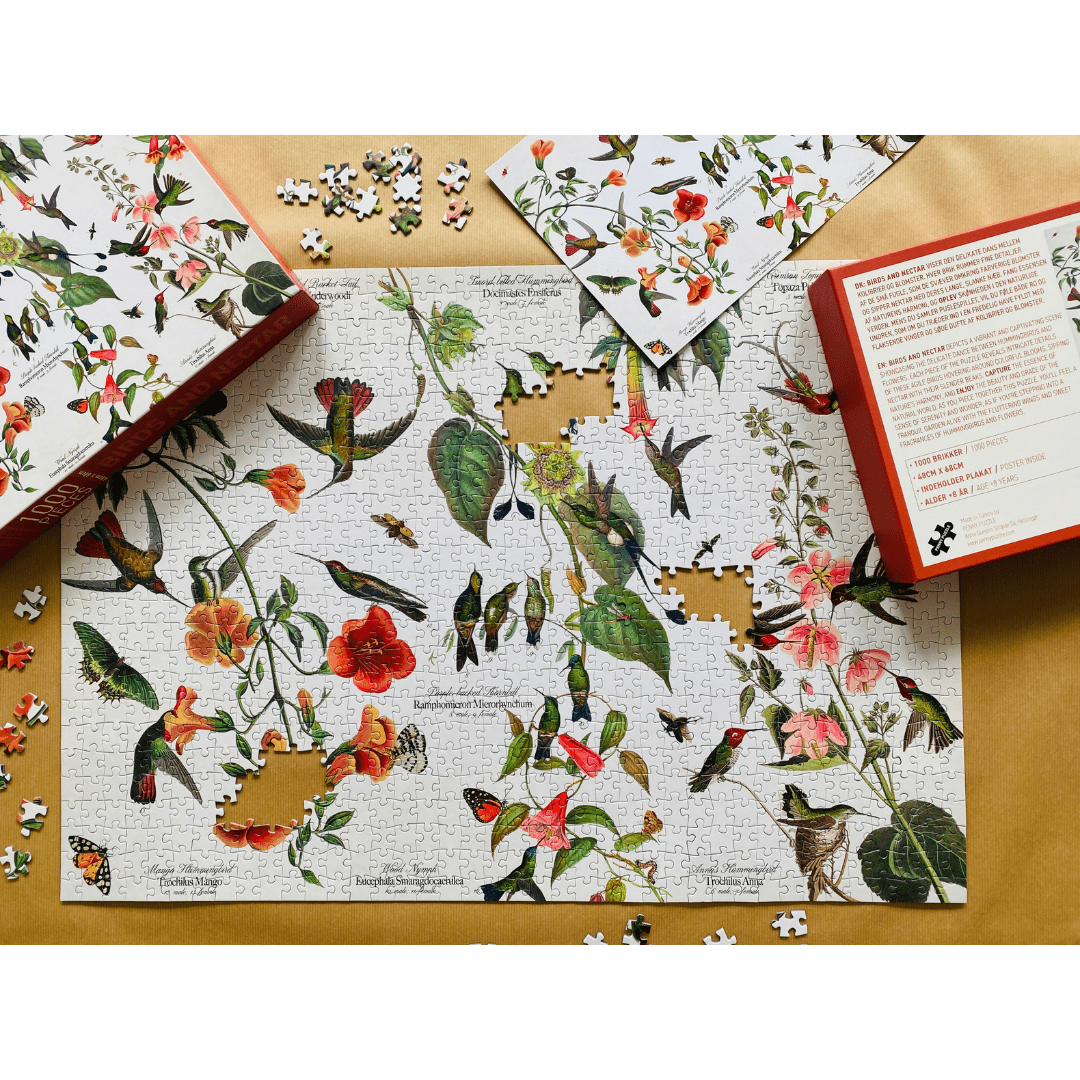 Penny Puzzle Birds and Nectar 1000 Palan Vintage Palapeli