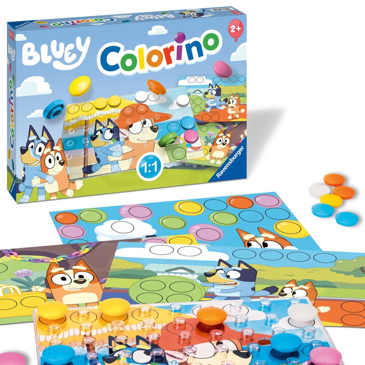 Ravensburger Colorino Ensipeli Bluey