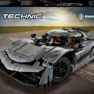 LEGO® Technic 42173 Koenigsegg Jesko Absolut Hypercar Grey - Rakennussarja