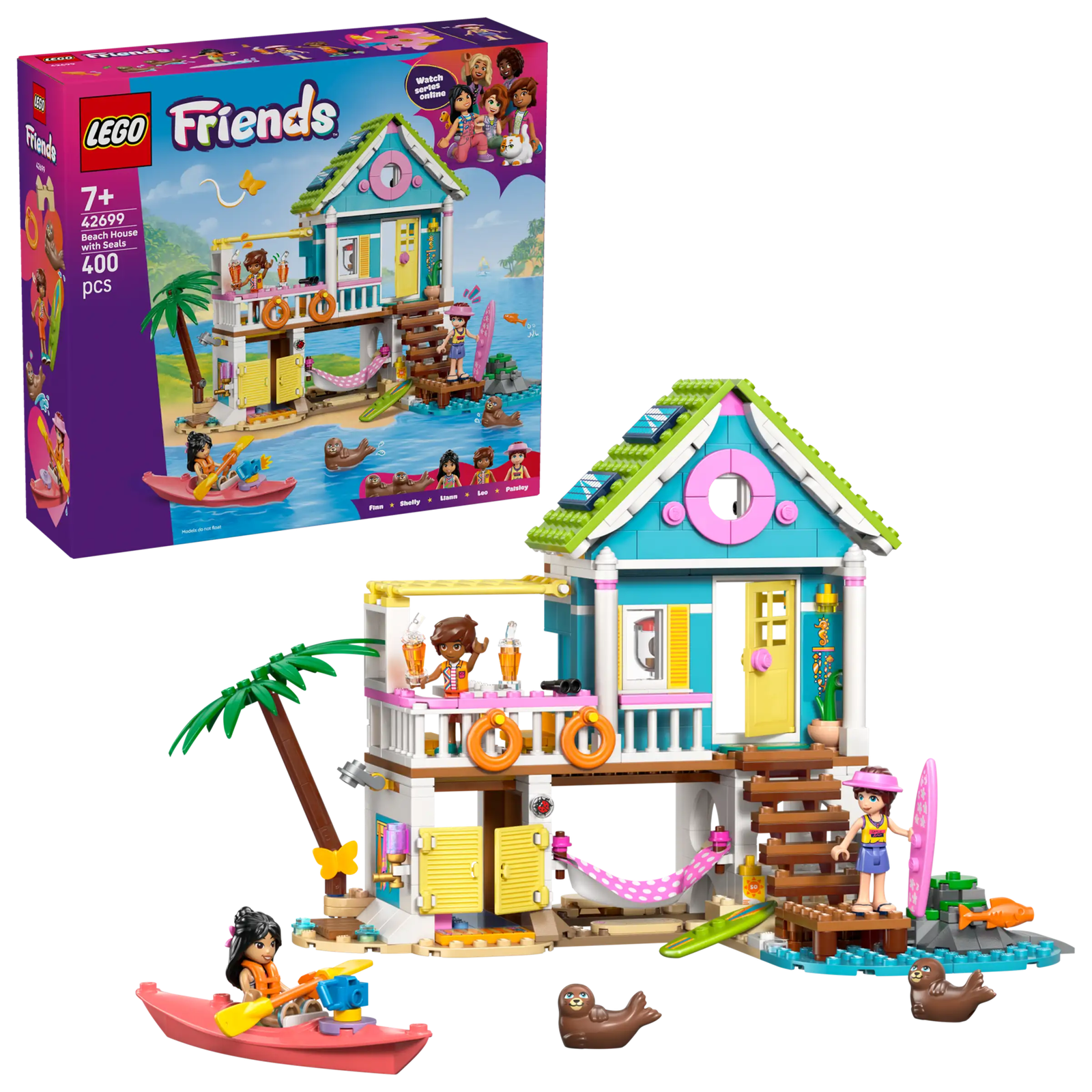 Lego Friends 42699 Rantahuvila ja Hylkeet