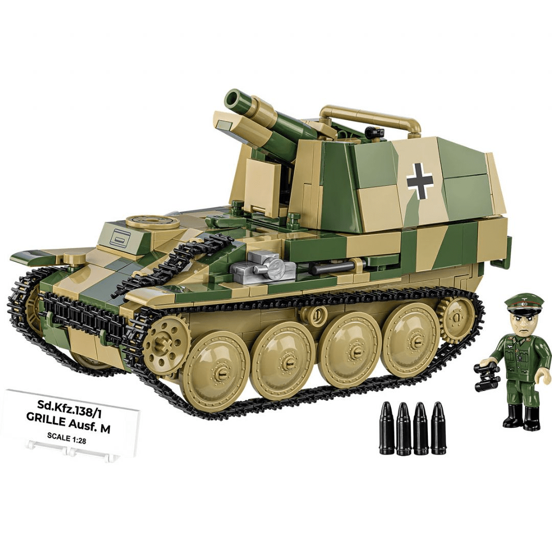 SdKfz 138/1 Grille Ausf M Cobi Rakennuspalikat Toisen maailmansodan 2665