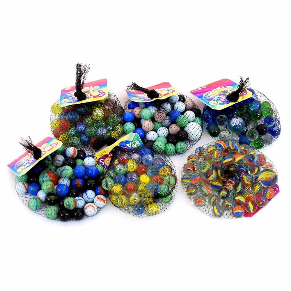 Lasikuulat (Marmorikuulat) Pussissa (noin 95kpl)