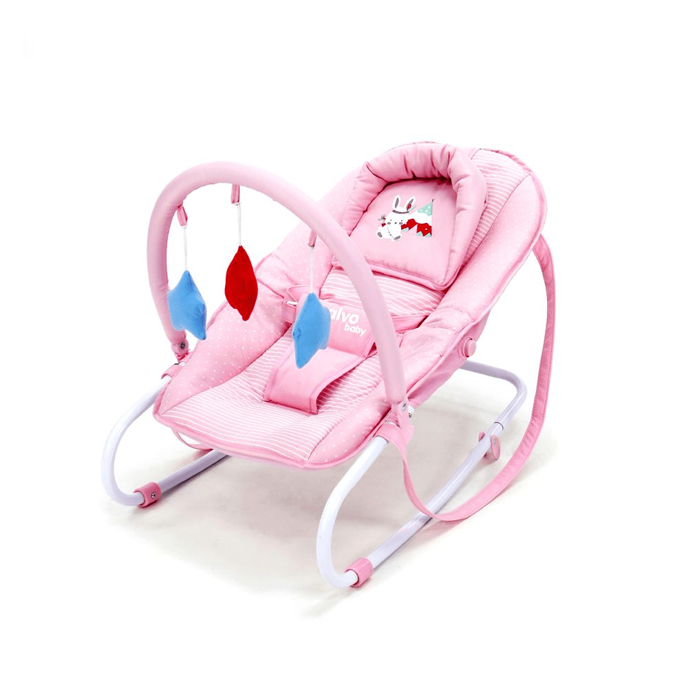 Vauvan lepotuoli Pupun Tippi, vaaleanpunainen Asalvo Baby vauvanvarusteet 18250