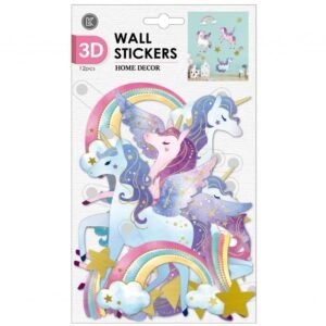 Tarra - Yksisarvinen - Seinäkoriste - 12 kpl