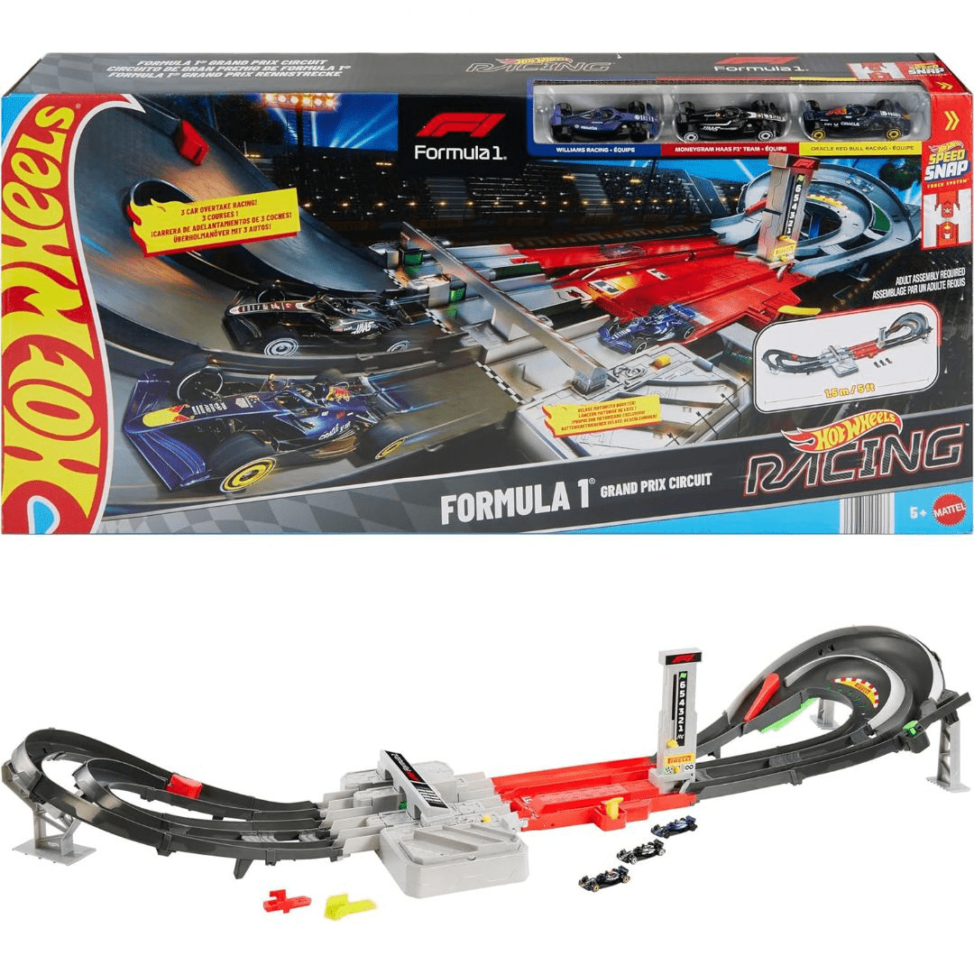 Hot Wheels F-1 Racing Grand Prix -rata Hot Wheels -autotelineet JDY16