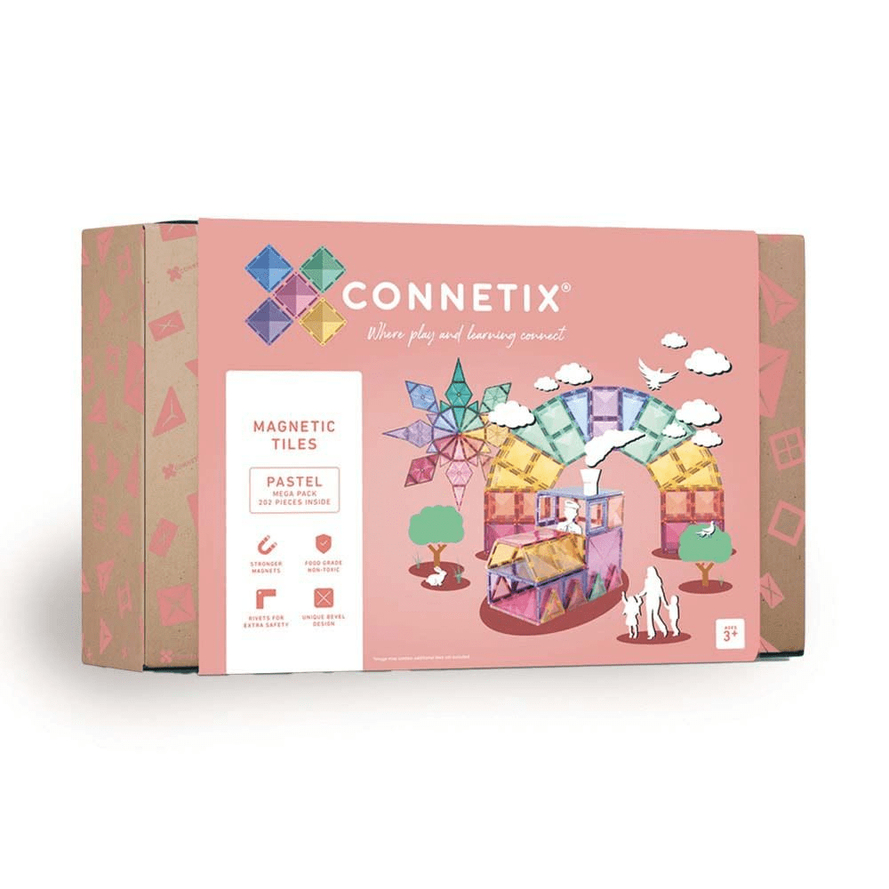 Mega Pack - Magneettisarja 202 osaa Connetix Magneetit 293057