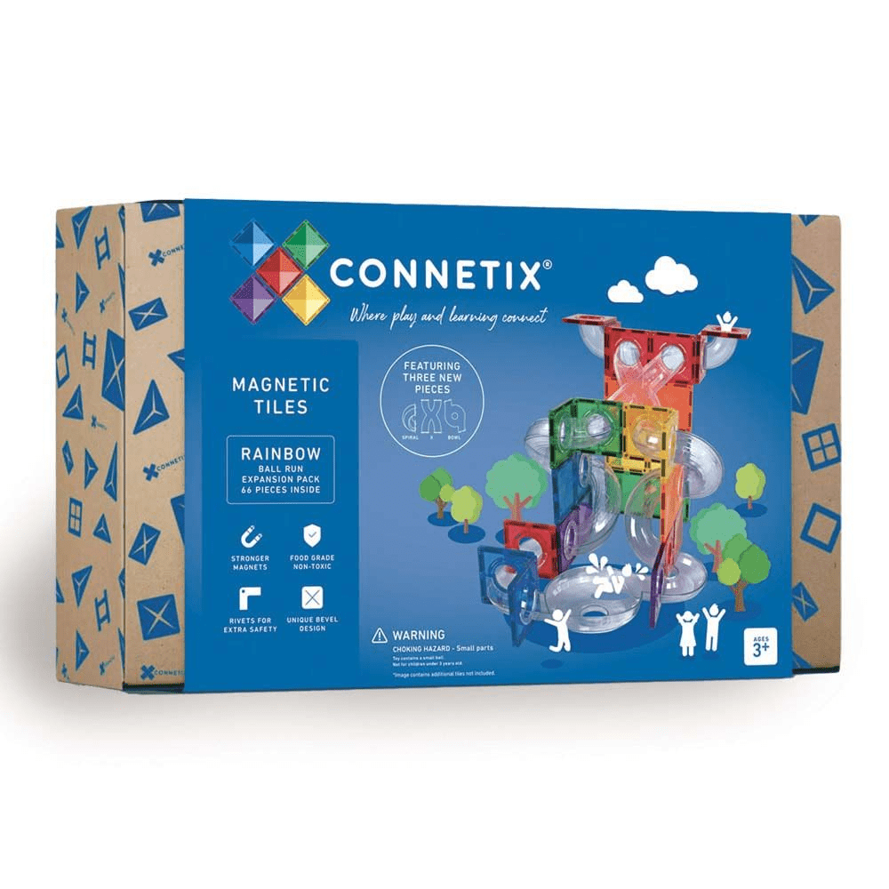 Ball Run laajennuspaketti - 66 osaa Connetix Magneetit 293118