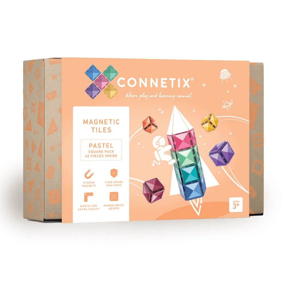 Square Pack - magneettisarja 40 osaa Connetix Magneetit 293132